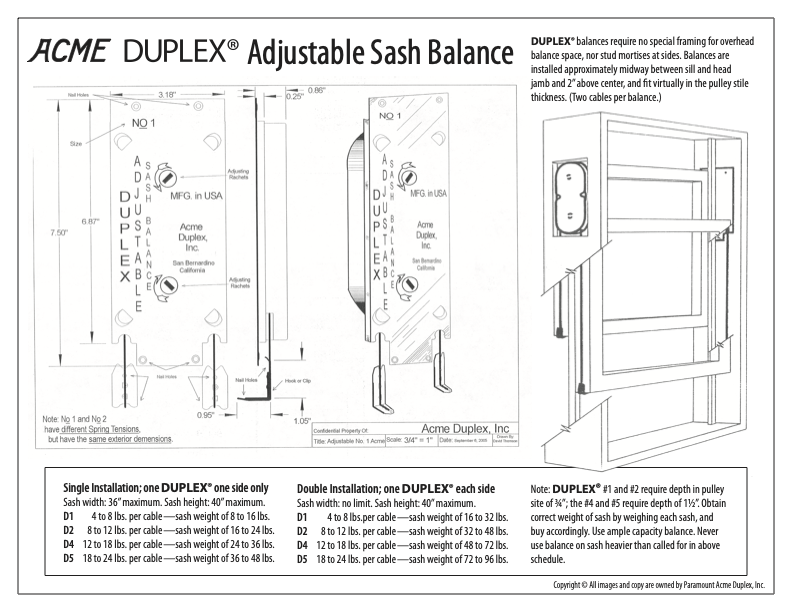 DUPLEX Adjustable